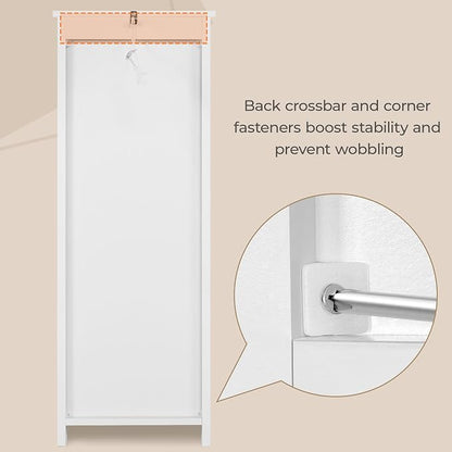 Yaheetech Bathroom Storage Cabinet, Beside Toilet or Vanity, Beadboard Tower - Image 6
