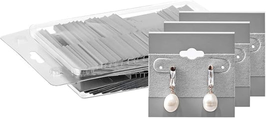 MOOCA Plain 2 x 2 in Gray Hanging Earring Card Holder by Mooca