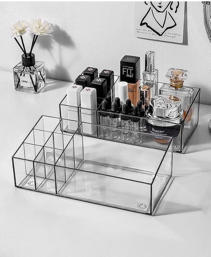 Clear Acrylic Makeup Organizer | Vanity Tray - Image 5