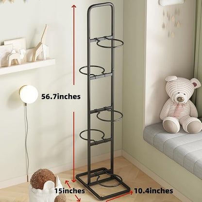 Vertical Ball Rack -basketball rack- Durable Carbon Steel Storage - Image 3