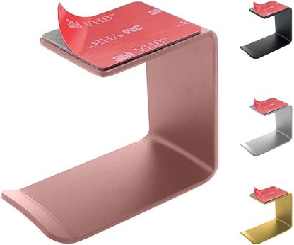 Aluminum Under-Desk Headphone Hook, by MtJun