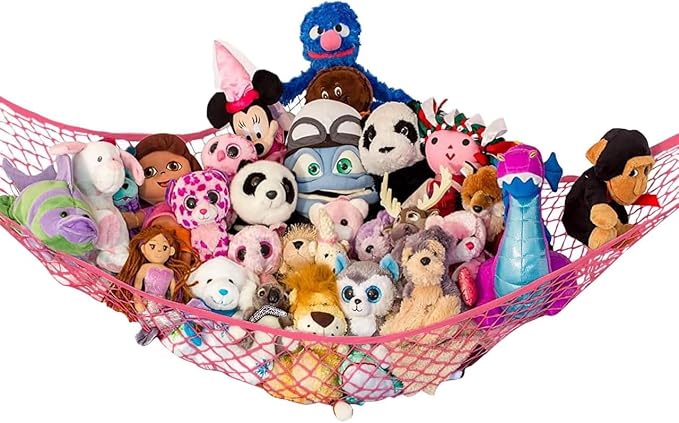 Stuffed Animal Hammock XL | Corner Stuffed Animal Storage & Plushie Net | Extra by LillysLove