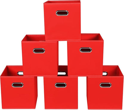 Fabric storage bins Cubes, Fabric Cube Organizer by Yunkeeper