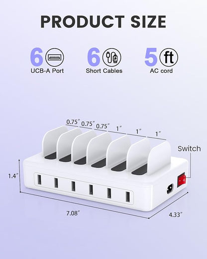 Charging Station for Multiple Devices Apple, CREATIVE DESIGN 50W Multi Charger - Image 7
