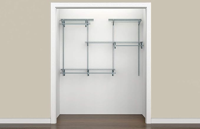 ClosetMaid ShelfTrack Wire Closet Organizer System, Adjustable from 5 to 8 Ft. - Image 8
