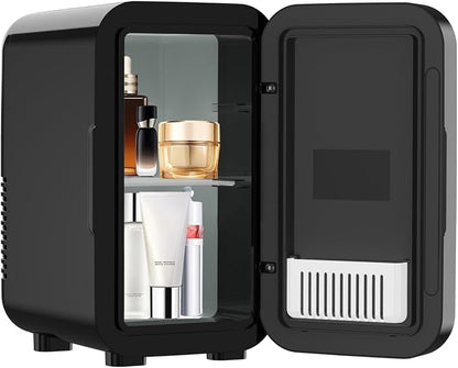 Enventor Mini Refrigerator, 6L/ 8 Can Compact Skincare Fridge AC+DC Power - Image 8