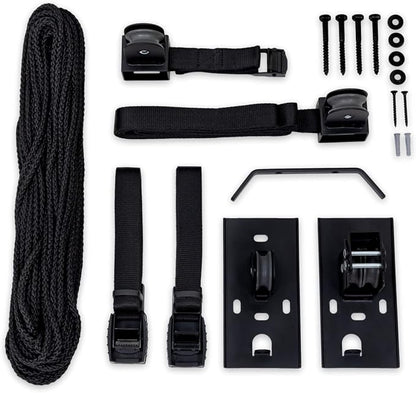 StoreYourBoard Ladder Storage Ceiling Pulley System, Garage Mount Hoist - Image 4