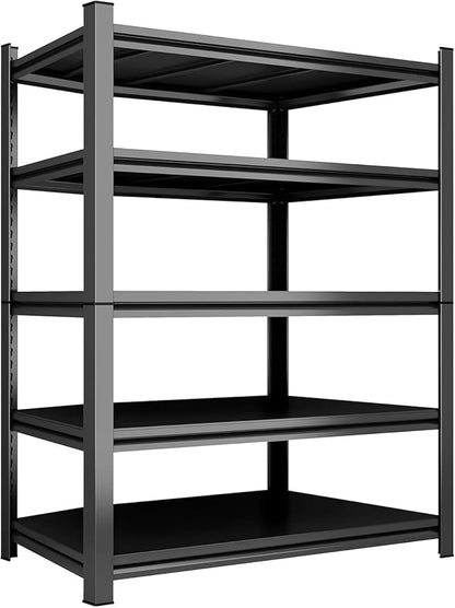 2pack Garage Shelving Heavy Duty Metal Garage Storage Shelves Organizer by Ergonova