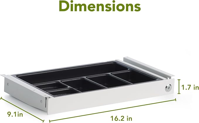 PERFECT POSTURE Max Under Desk Storage Drawer – Large Desk Drawer - Image 2