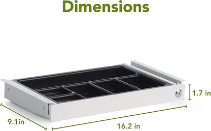 PERFECT POSTURE Max Under Desk Storage Drawer – Large Desk Drawer - Image 2