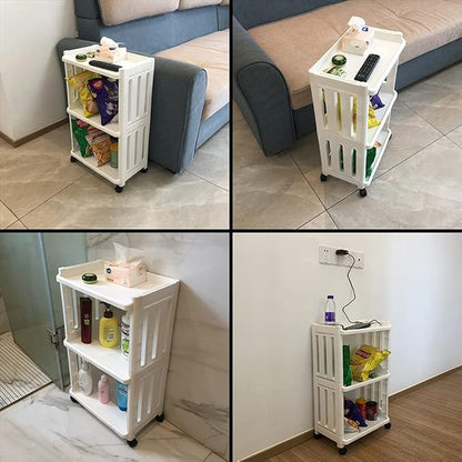 Rolling Storage Utility Cart Slim Organizer Shelf - Image 5