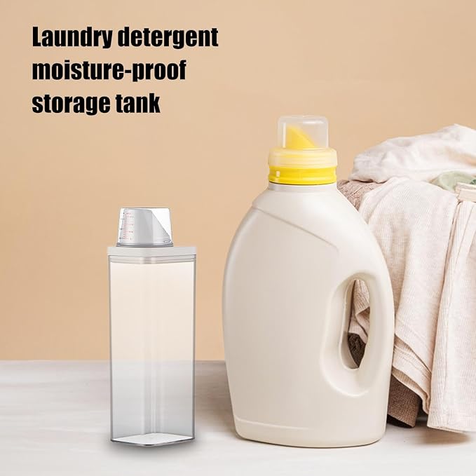 1900ml Laundry Detergent Dispenser, Fabric Softener Dispenser, Laundry Soap - Image 3