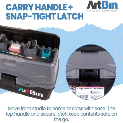 ArtBin 3-Tray Art Supply Box Versatile Organizer - Image 7