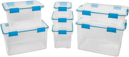 Sterilite 4-Pack Gasket Box, Weather-Resistant Storage Bins - Image 9