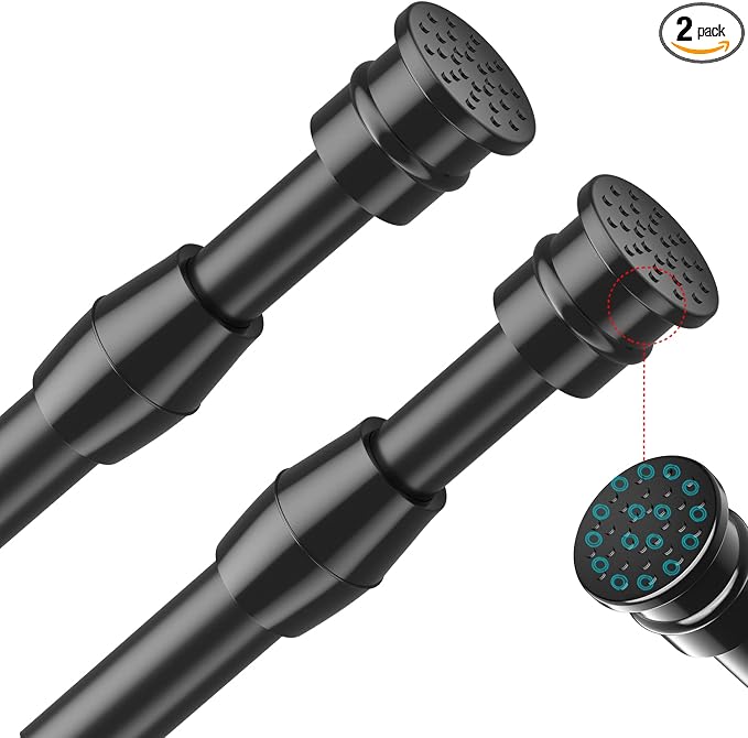 AIZESI Spring Tension Curtain Rods Short Tension Rod by AIZESITENSIONROD