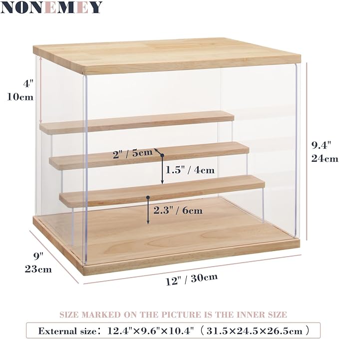 NONEMEY Clear Acrylic Display Case - Image 2