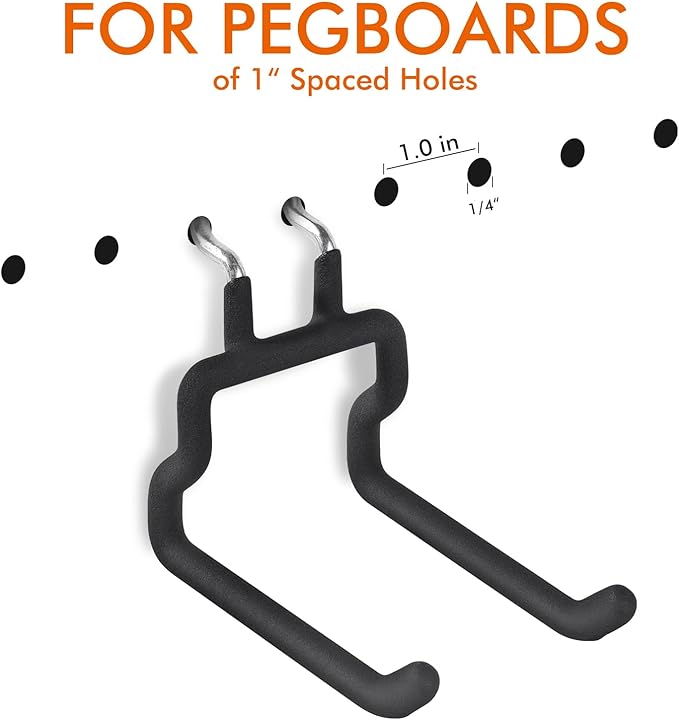 LIGHT DUST Utility Heavy Duty Pegboard Hooks - Image 3