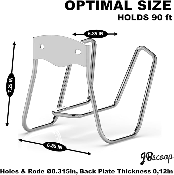 JBscoop Garden Hose Holder, Garden Hose Hanger Wall Mount - Image 4