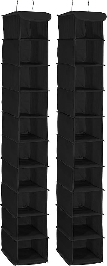 Simple Houseware 2 Pack 10 Shelves Hanging Organizer - Image 4