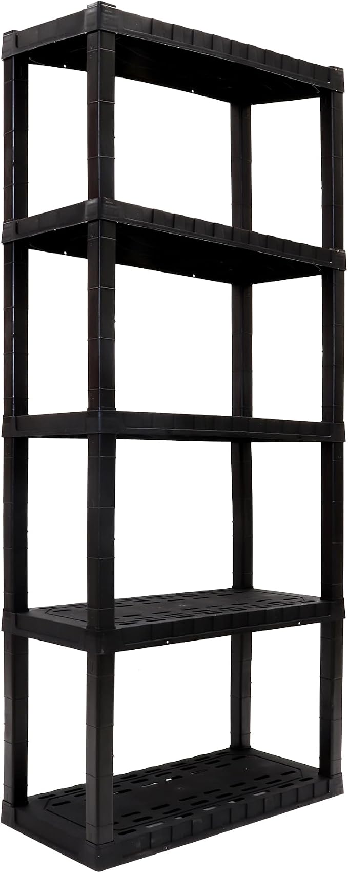 Oskar Heavy Duty Plastic Storage Shelves- by Koolatron