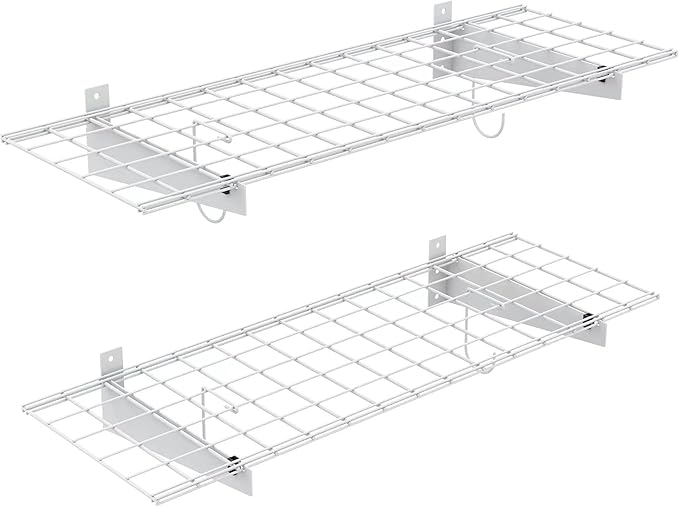 TORACK 2 Pack Garage Storage Wall Shelves by TORACK
