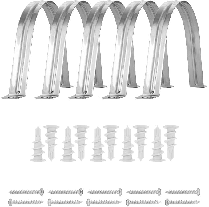 POWERTEC 70264 Stainless Steel Hose Hangers by POWERTEC