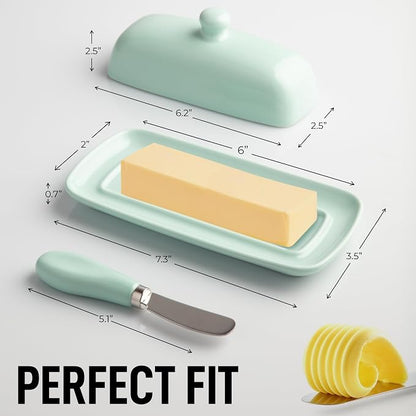 Zulay Butter Dish With Lid For Countertop - Image 3