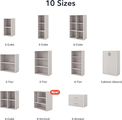 Homes: Inside + Out Apexa 2-Drawer Wooden Stackable Storage Drawers, Small Food - Image 11
