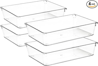 4 Pack Drawer Organizer by Ravinte+Decor