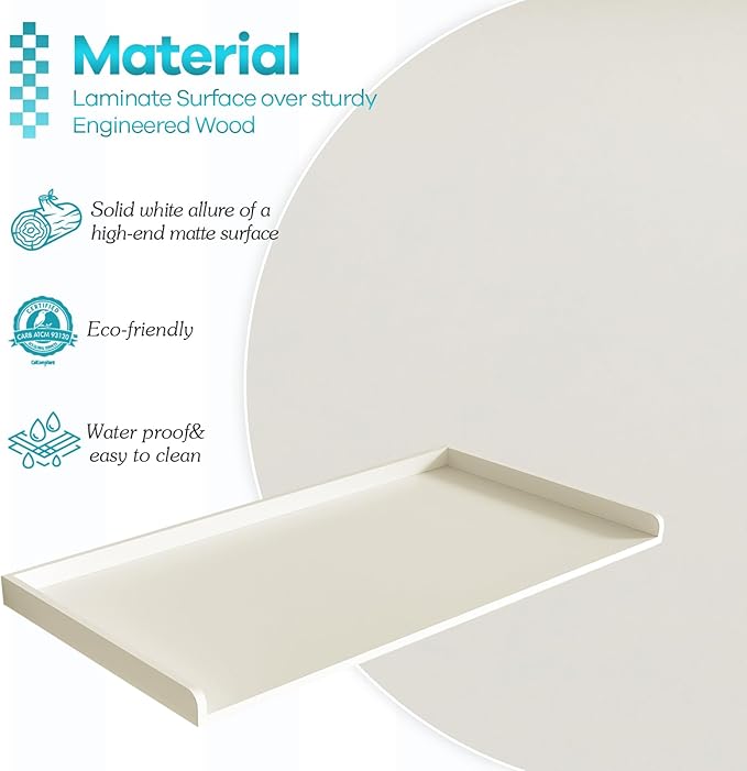 Kaboon Washer Dryer Countertop, Melamine Countertop - Image 5