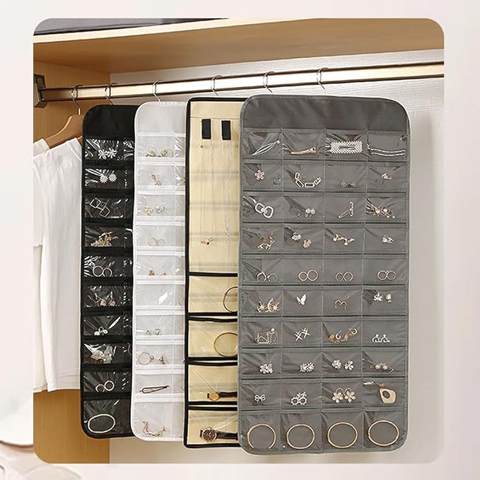 Hanging Jewelry Organizer Storage Earring Jewelry Storage Bag - Image 7