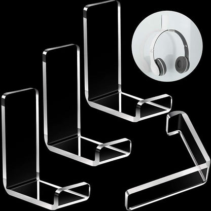 Weewooday 4 Pieces Headphone Hanger Headset Stand Holder Adhesive Wall Mount by Weewooday