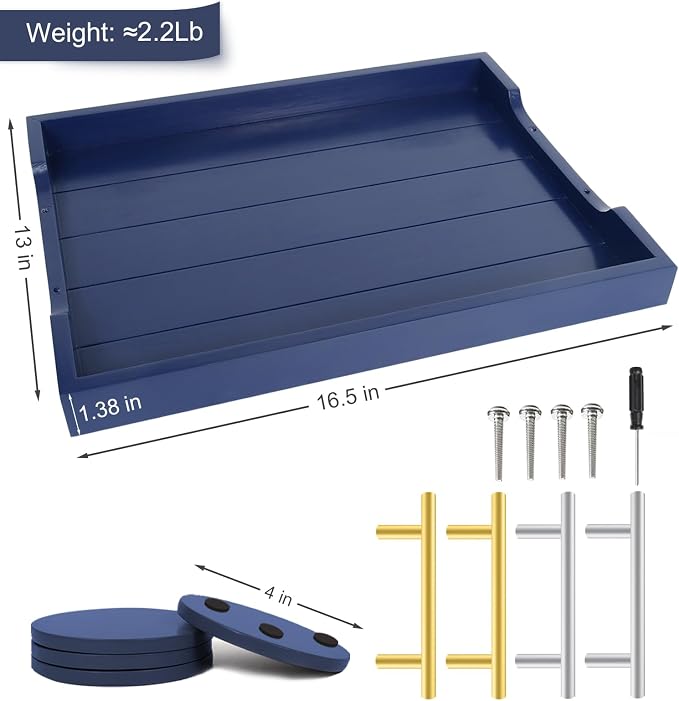 SXNOWS Wooden Serving Tray - Image 3