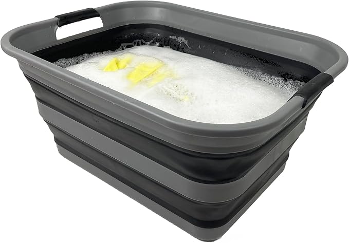 SAMMART 42L Collapsible Plastic Laundry Basket - Image 4