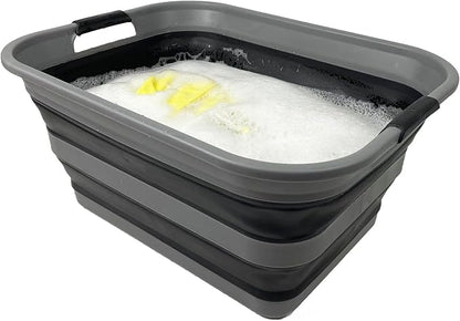 SAMMART 42L Collapsible Plastic Laundry Basket - Image 4