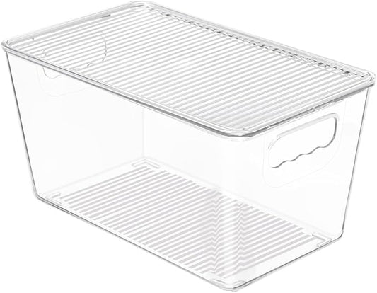 Vtopmart 1 Pack Clear Stackable Storage Bins by Vtopmart