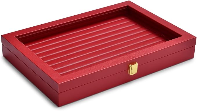 Oirlv Luxury Leather Rings Earrings Organizer Tray - Image 3