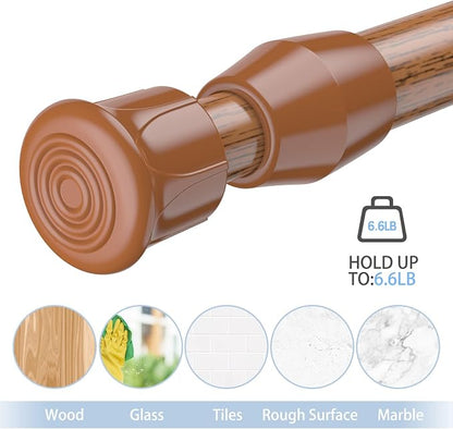 AIZESI Spring Tension Curtain Rods Short Tension Rod - Image 2