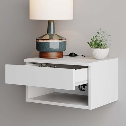 Nathan James Jackson Wall Mounted Floating Bedroom Nightstand - Image 5