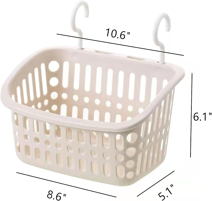 3PCS Plastic Hanging Baskets for Shower, Organizer - Image 2