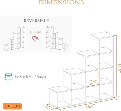 Ladder Cube Storage Bookcase - Image 2
