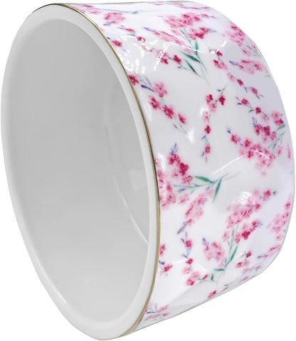 Paper Clip Holder Ceramic Paper Clip Holders Floral Paperclips Holder Dispenser - Image 3