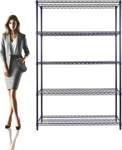 NSF Commercial 5-Tier Wire Shelving by UtilityBasics
