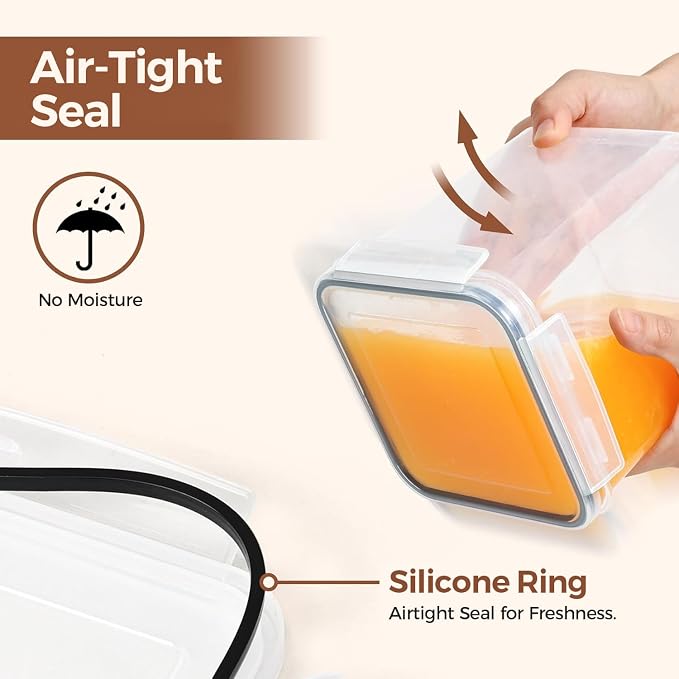 3 PCS Airtight Flour and Sugar Container - Image 6