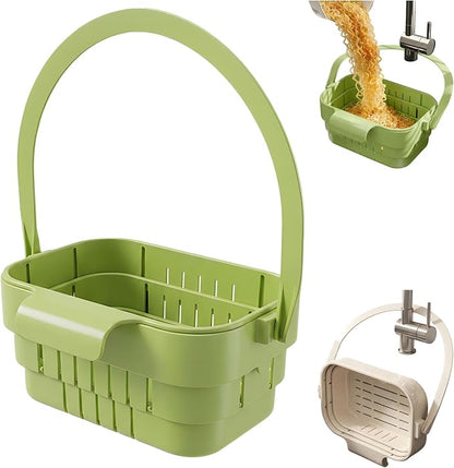 Foldable Hanging Sink Drain Basket Stretchable Kitchen Colander by Unknown