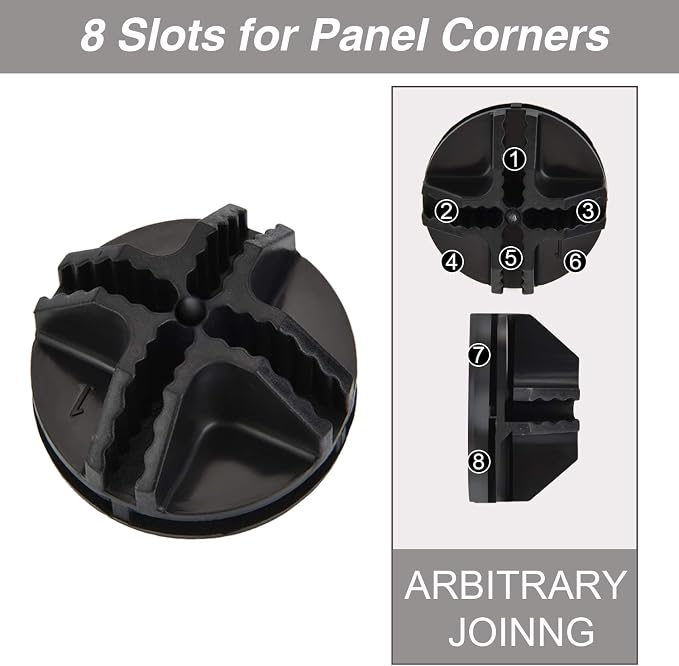 32 Pieces Cube Connectors Plastic Storage Wire Cube Organizer ABS Connectors - Image 4