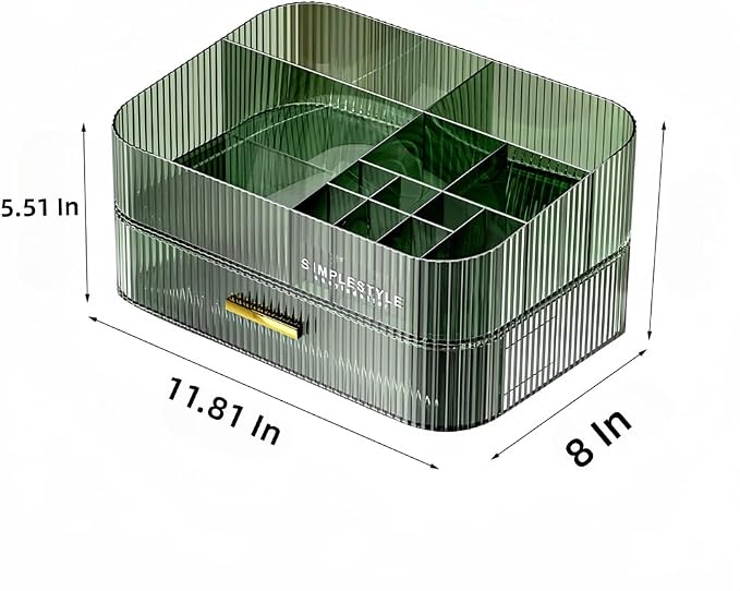 Makeup Organizer with Drawers Stackable Skincare Cosmetic Makeup organization - Image 5