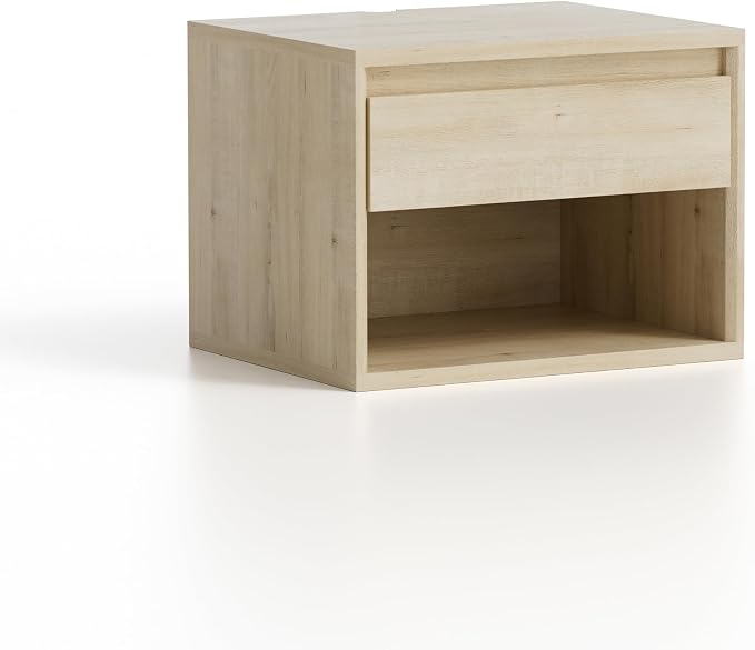 Mid Century Modern Floating Nightstand, Wall Mounted End Table - Image 6