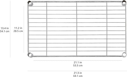 Amazon Basics 5-Shelf Adjustable, Storage Shelving Unit, Steel Organizer Wire - Image 6