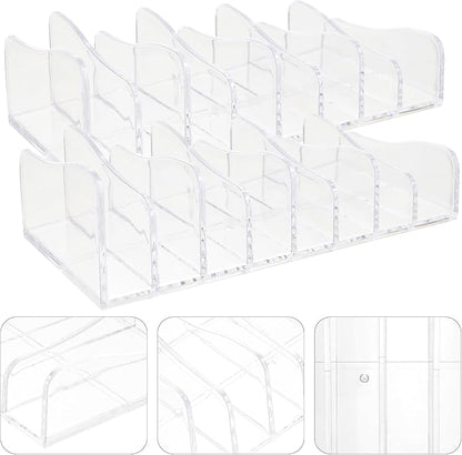 Uonlytech 2pcs Transparent Eyeshadow Palettes Organizer Makeup Holder Cosmetic - Image 5